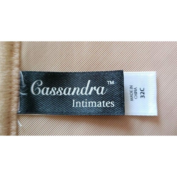 Cassandra Intimates Strapless Corset Bustier Bra Beige Size 32C 30533 No STRAPS - Picture 6 of 14